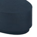 Mila Oval Coffee Table, Blue Steel