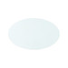Mila Oval Coffee Table Glass Top, Clear
