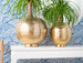 Mali Large Cache Pot, Brass