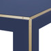 Melissa Console Table, Midnight Blue