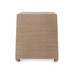 Ming 2-Drawer Side Table, Flax Brown