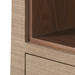 Ming 2-Drawer Side Table, Flax Brown