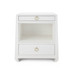 Ming 2-Drawer Side Table, Chiffon White