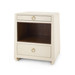 Ming 2-Drawer Side Table, Canvas Cream