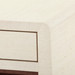 Ming 2-Drawer Side Table, Canvas Cream
