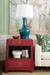 Ming 2-Drawer Side Table, Red