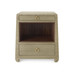 Ming 2-Drawer Side Table, Sage Green