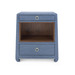 Ming 2-Drawer Side Table, Navy Blue