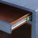 Ming 2-Drawer Side Table, Navy Blue