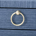 Ming 2-Drawer Side Table, Navy Blue