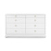 Ming Extra Large 8-Drawer, Chiffon White