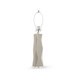 Molino Lamp Without Shade, Dove Gray