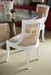 Monaco Armchair, Eggshell White