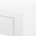 Morgan Grasscloth 1-Drawer Side Table, Chiffon White