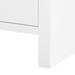 Morgan 3-Drawer Side Table, Chiffon White