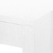 Morgan Grasscloth Console Table, Chiffon White