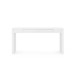 Morgan Large Console Table, Chiffon White