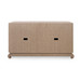Meredith 4-Door Cabinet, Flax Brown