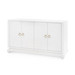 Meredith 4-Door Cabinet, Chiffon White