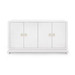 Meredith 4-Door Cabinet, Chiffon White