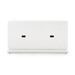 Meredith 4-Door Cabinet, Chiffon White
