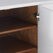 Meredith 4-Door Cabinet, Chiffon White