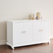 Meredith 4-Door Cabinet, Chiffon White