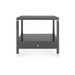 Alessandra 1-Drawer Side Table, Black