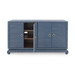 Meredith 4-Door Cabinet, Navy Blue