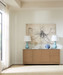 Meredith Extra Large 4-Door Cabinet, Flax Brown
