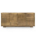 Mark 4-Door Cabinet, Antique Brass