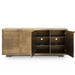 Mark 4-Door Cabinet, Antique Brass