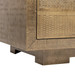Mark 4-Door Cabinet, Antique Brass