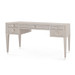 Morris Desk, Taupe Gray and Nickel