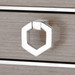 Morris Desk, Taupe Gray and Nickel
