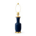 Alia Lamp Without Shade, Navy Blue
