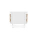 Nadia 1-Drawer Side Table, Vanilla