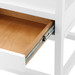 Newport 1-Drawer Side Table, White Pearl