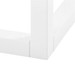 Newport 1-Drawer Side Table, White Pearl