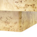 Norma Large Square Coffee Table, Burl