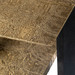 Norman Console, Antique Brass and Dark Bronze