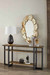 Norman Console, Antique Brass and Dark Bronze