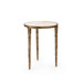 Nora Side Table, Antique Brass