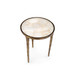 Nora Side Table, Antique Brass