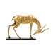 Antelope Straight Horn Statue, Gold Leaf
