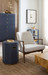 Octavia Side Table, Storm Blue