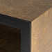 Odeon Coffee Table, Antique Brass and Dark Bronze