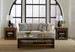 Odeon Coffee Table, Antique Brass and Dark Bronze