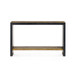 Odeon Console, Antique Brass and Dark Bronze
