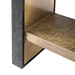 Odeon Console, Antique Brass and Dark Bronze